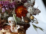 Корзинка с сухими цветами, фото №11