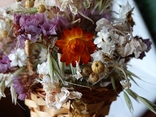 Корзинка с сухими цветами, фото №12