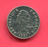 Новая Каледония 20 франков 1983, фото №3