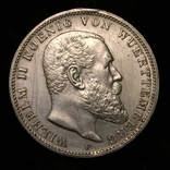 Вюртемберг 3 марки 1912 год Вильгельм II, фото №2