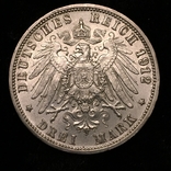 Вюртемберг 3 марки 1912 год Вильгельм II, фото №3