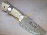Туристический нож Спутник Модель-1 кожаные ножны, фото №3