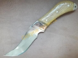 Туристический нож Спутник Пескарь кожаные ножны, фото №5