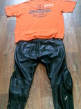Кожаный мотокомплект (куртка ,штаны ,футболки), photo number 11