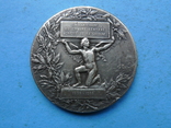 Настольная медаль. Франция. 1908 год., фото №2