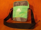 Барсетка спортивная ADIDAS 31 серо-салатовая, photo number 3