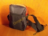 Барсетка сумка спортивная ADIDAS 31черно-красная, фото №4