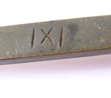 Старинный латунный инструмент IXI, фото №4