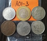 Монеты  разных стран А 01-3, фото №2