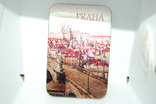 Коробочка металлическая Прага Praha. 110х165мм, фото №3