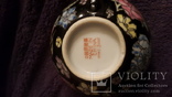 Старинная фарфоровая чашка с блюдцем и тарелкой Япония, фото №5