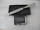 Нож для писем ( ручка серебро 800 пр ), фото №8