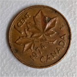 Канада 1 цент 1974, фото №3
