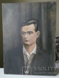 Г.Турчак портрет масло холст 45х60 см 1946 год, фото №2