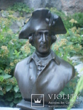 Фридрих II король Пруссии статуэтка бюст бронза мрамор европа, фото №3