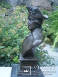 Фридрих II король Пруссии статуэтка бюст бронза мрамор европа, фото №4