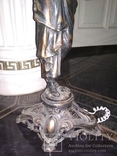 Лампа Светильник Торшер Бра Фемида с короной металл 91 см, фото №7