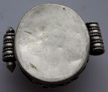 Старинный серебренный подвес-медальон, фото №5