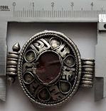Старинный серебренный подвес-медальон, фото №9