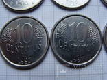 Монеты Бразилии 31 шт., фото №7