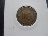 10 пфеннигов 1949  F  Германия  холдер 19~, фото №2