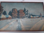 Картина" зима" подписная, фото №2