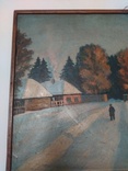 Картина" зима" подписная, фото №3