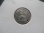 4 пенса 1837 Великобритания серебро  холдер 121~, фото №3