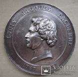 Медаль Почетный приз клуба фотографов. Луи Жак Дагер. Германия 1887 г., фото №2