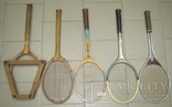 Комплект старых ракеток для большого тенниса, фото №2