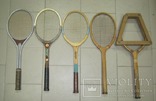 Комплект старых ракеток для большого тенниса, фото №8