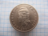 100 франков 2001 г Новая Каледония, фото №2