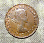 1 пенни 1961 Австралия, фото №3