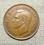 1 пенни 1938 Австралия, фото №3
