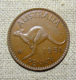 1 пенни 1963 Австралия, фото №2
