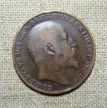 1 пенни 1910 Британия, фото №3