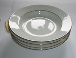 4 глубоких тарелки "Золотая лента", 220 мм ЛФЗ, фото №3