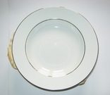 4 глубоких тарелки "Золотая лента", 220 мм ЛФЗ, фото №4