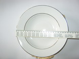 4 глубоких тарелки "Золотая лента", 220 мм ЛФЗ, фото №6