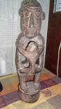 Африканская культовая деревянная скульптура №2, фото №3