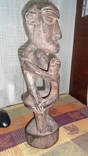 Африканская культовая деревянная скульптура №2, фото №5