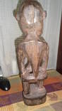 Африканская культовая деревянная скульптура №2, фото №6