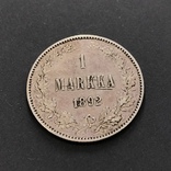 (16) 1 марка 1892 г Александр ІІІ Царская Россия для Финляндии, фото №3