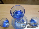 Графин 0,5 л. с двумя стаканчиками СССР, фото №4