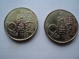 Две юбилейные монеты ЧСФР 1993 г., фото №3
