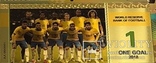 Сувенирная банкнота футбол сборная Бразилия, фото №3