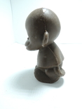 СССР игрушка негритенок обезьянка пластик клеймо миниатюра 9 см, фото №3