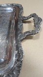 Большой поднос (бронза,серебрение), фото №8