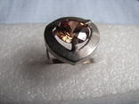 Набор  серебро  875пр.    золотистый  топаз   вес - 23г;  размер  кольца - 19, фото №6