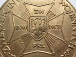 Настольная медаль "Союзу инвалидов войны 70 лет 1919-1989"  Польша 1989год., фото №6